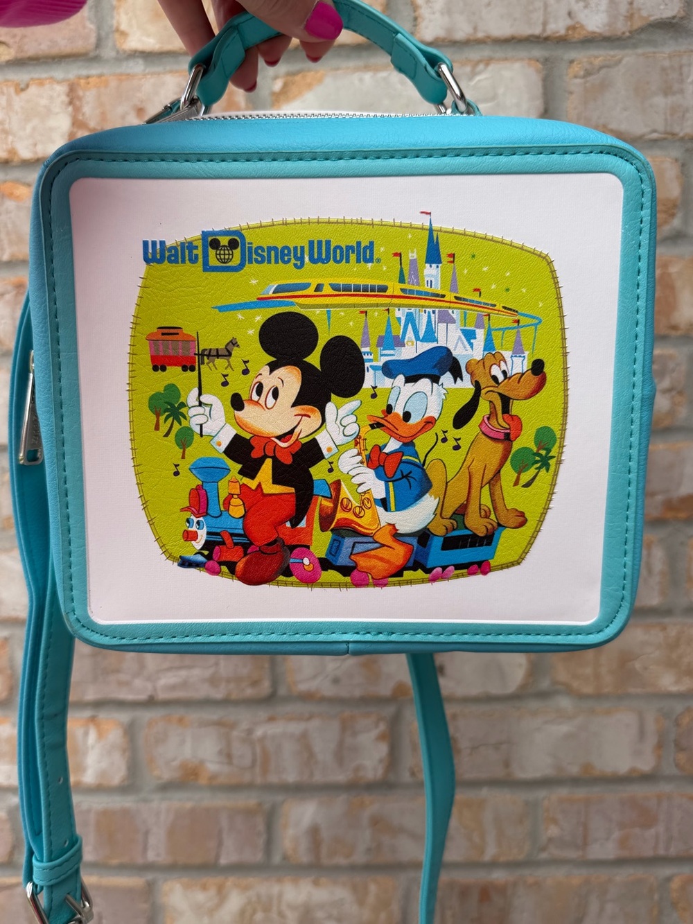 Loungefly Walt Disney World Crossbody Bag - Picture 2 of 9
